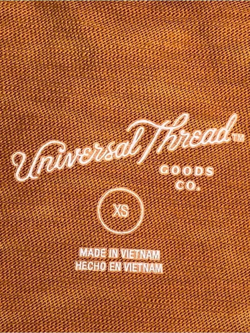 XS Universal Thread Mustard Yellow Dress Vneck Short Sleeve Cotton Stretch